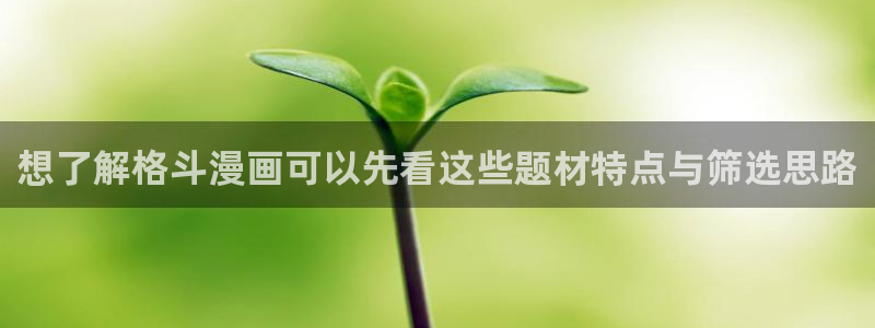 梦漫漫画作品列表:想了解格斗漫画可以先看这些题材特点与筛选思路