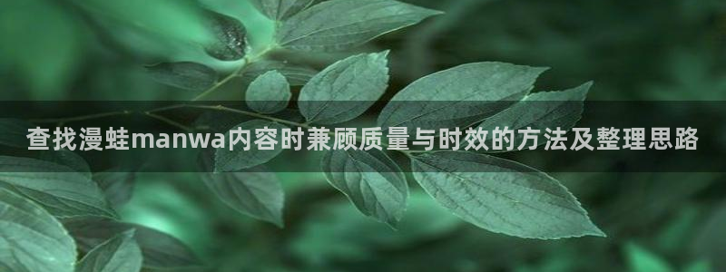 梦漫漫画客户端入口